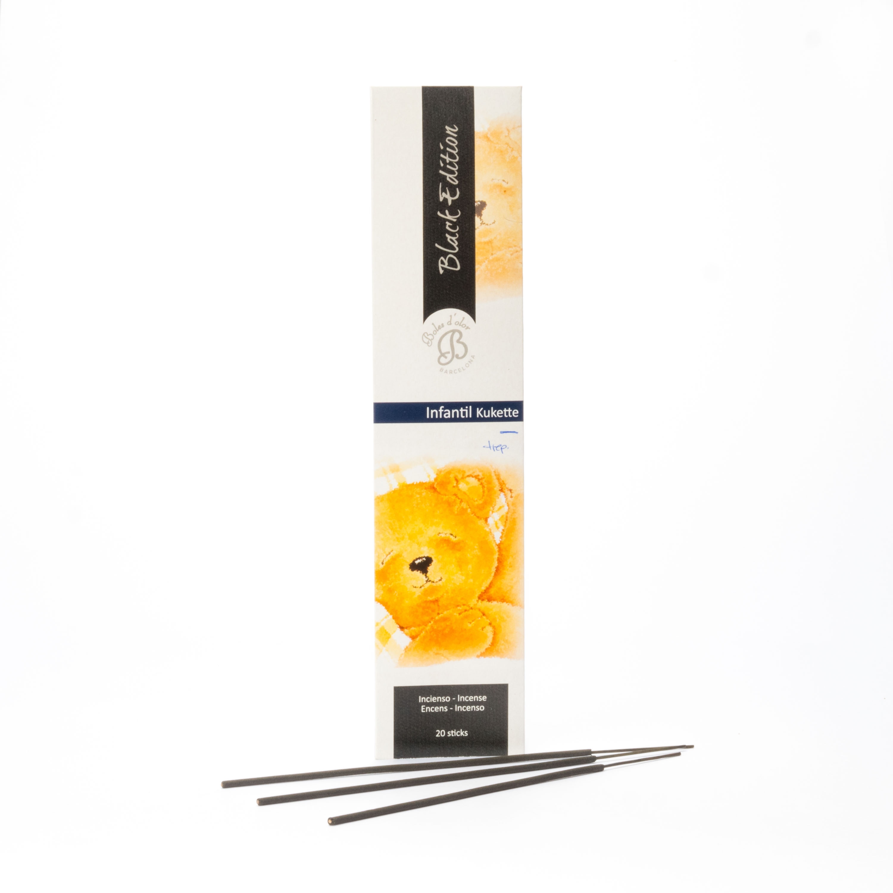 Incensos Black Edition Infantil Kukette - 16 Sticks 1