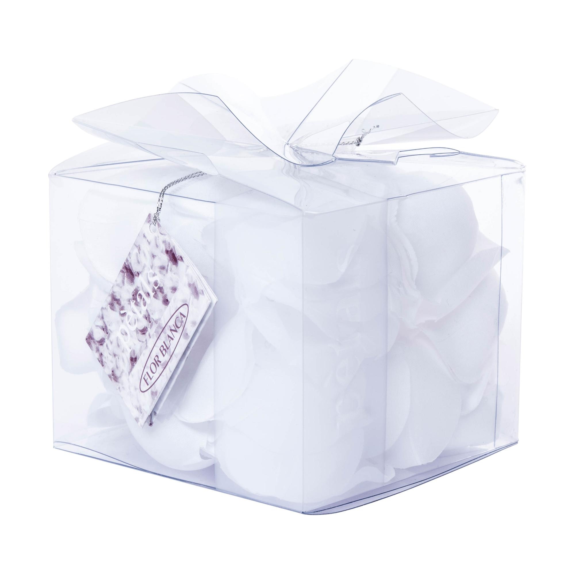 Pétals Caixa Transparente - Flor Branca 1