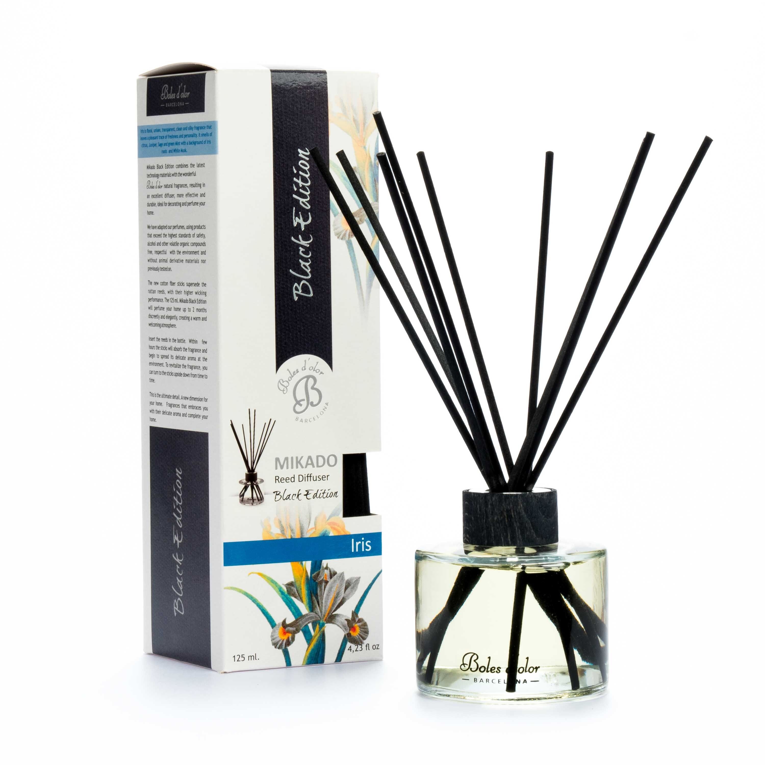 Imagem 0 de Difusor Mikado com Varetas Black Edition Iris - 200 ml