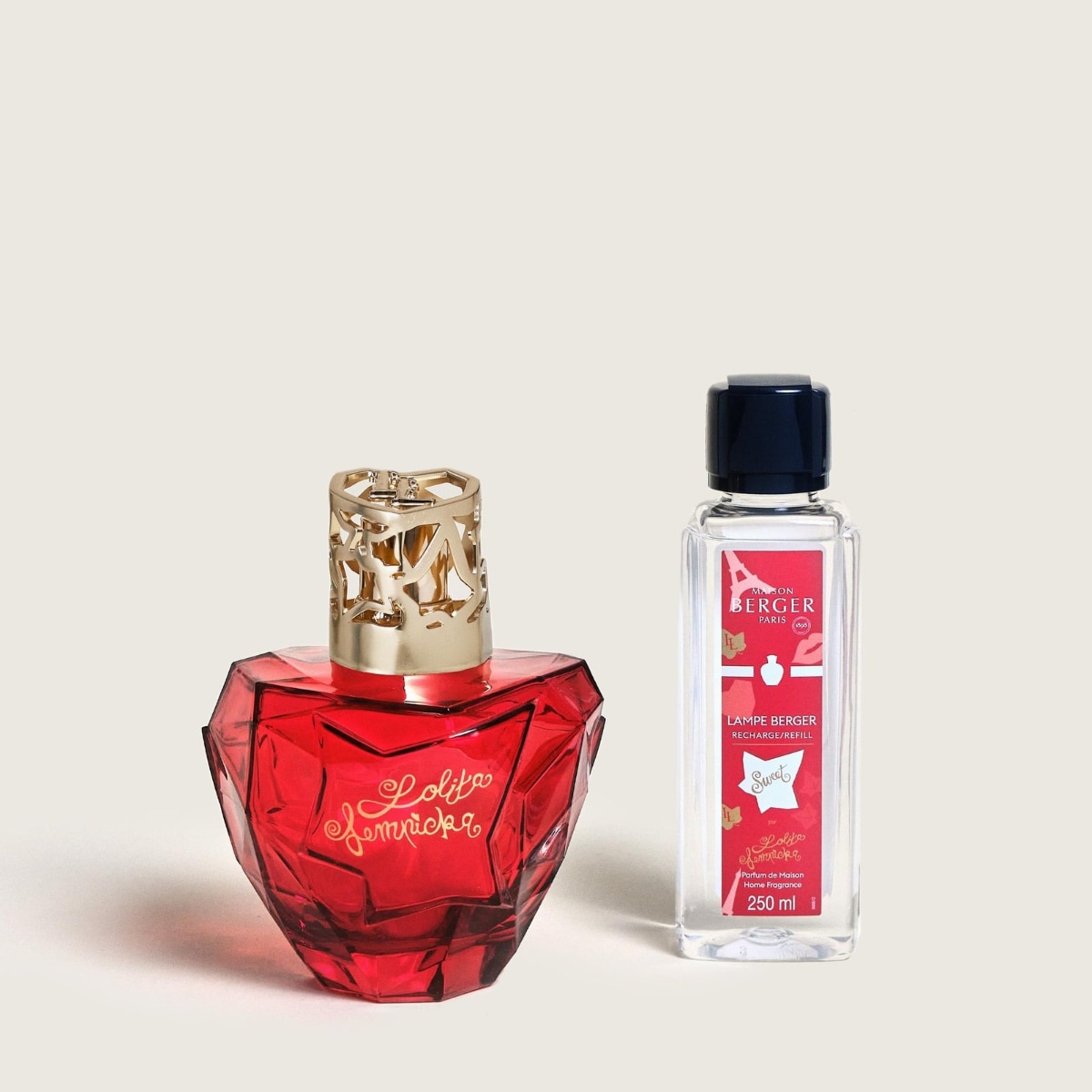 Coffret Lâmpada Catalítica Lolita Lempicka Sweet com Recarga 250ml 2