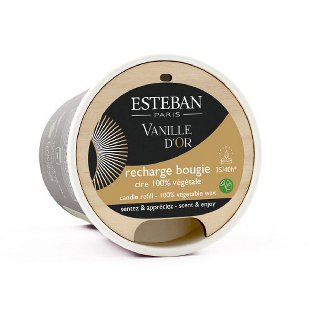 Recarga de Vela Perfumada Vanille d'Or 180g 2