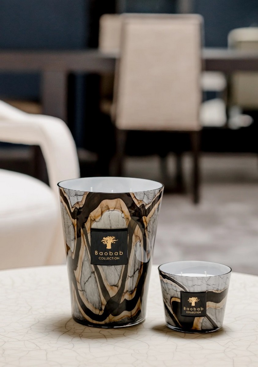 Vela Perfumada Stones Marble 3