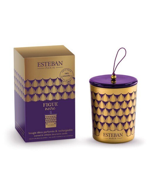 Vela Perfumada Decorativa Recarregável Figue Noire- 180gr 1