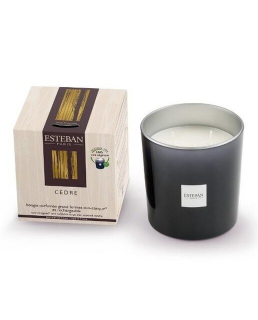 Vela Perfumada Recarregável Cedro - 450g 1