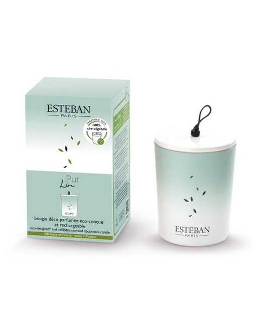 Vela Perfumada Decorativa Recarregável Pur Lin - 180g 1