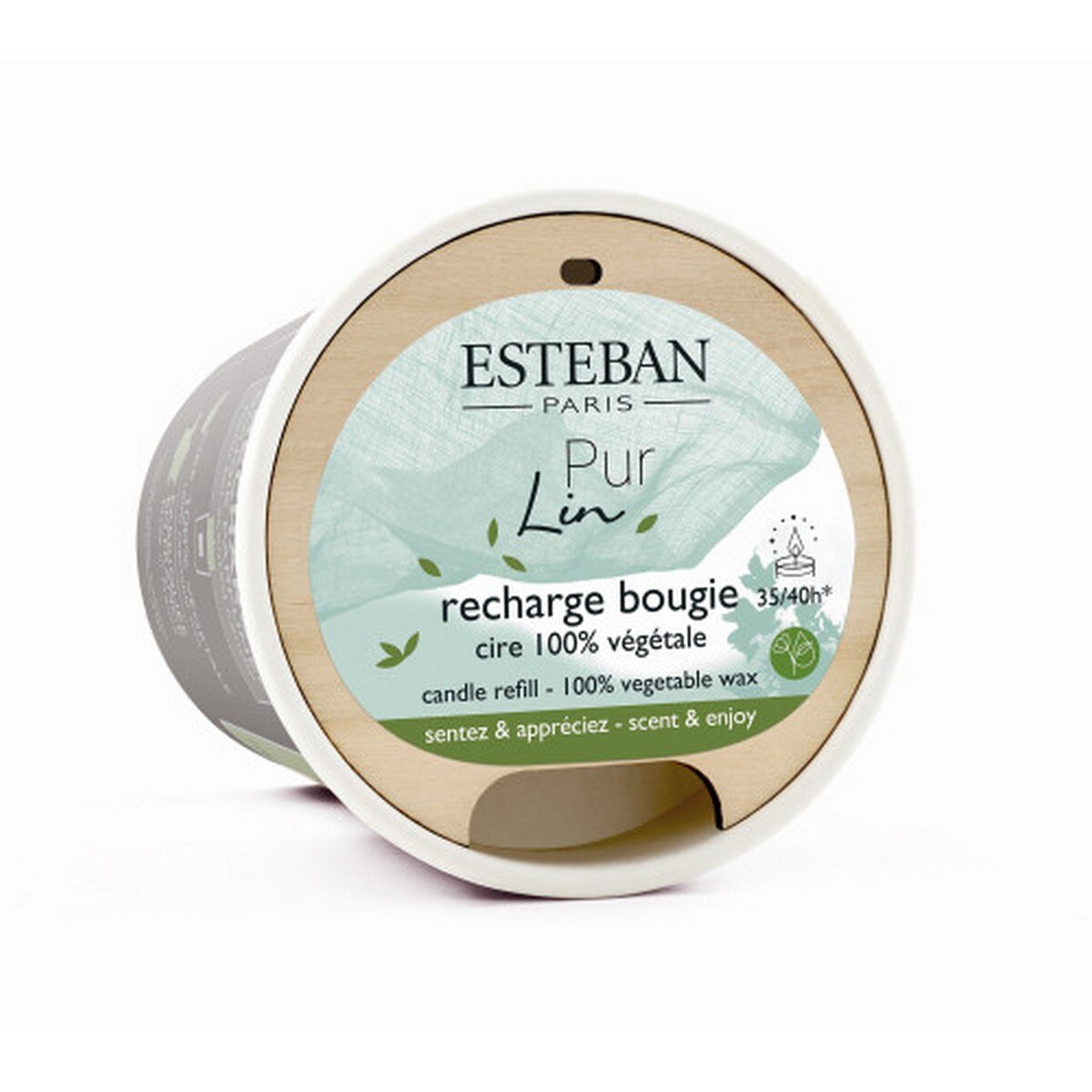 Recarga de Vela Perfumada Decorativa Pur Lin - 180g 2