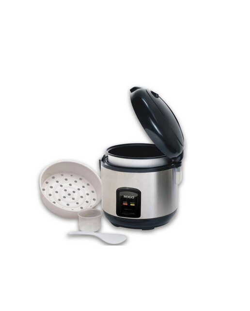 Arrozeira Elétrica Sogo ARROZ-10085 de 700 W e Capacidade de 1,8 Litros - 10 Porções - Inox Inox-1