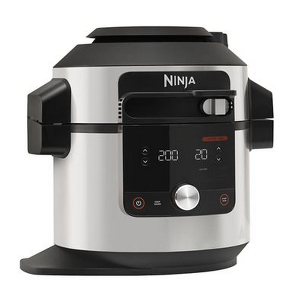 Panela Elétrica Multifunções Ninja Foodi OL650EU SmartLid 12 em 1 de 1760 W e de 7,5 Litros - Preto e Aço Inoxidável Preto / Aço Inox-3