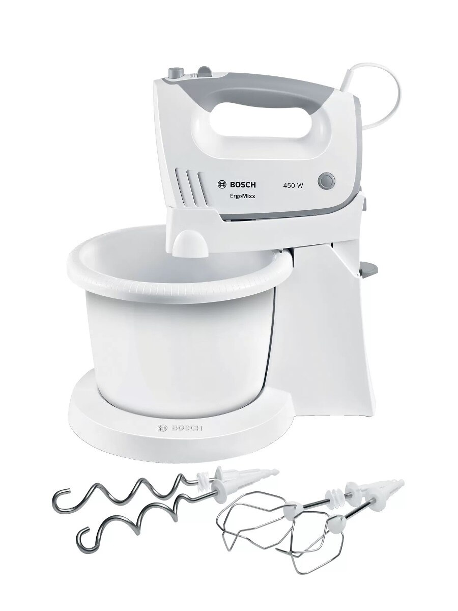 Batedeira com Taça Bosch ErgoMixx MFQ36460 de 450 W e Capacidade de 3 Litros - Branco Branco-1