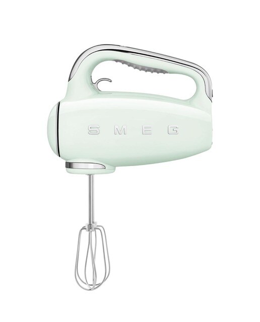 Batedeira Smeg Anni 50 HMF01PGEU de 250W com 9 Níveis de Velocidade e Função Turbo - Verde Água Polido Verde Água-1