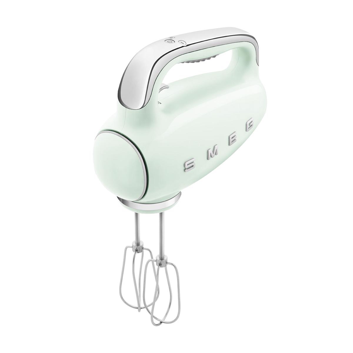 Batedeira Smeg Anni 50 HMF01PGEU de 250W com 9 Níveis de Velocidade e Função Turbo - Verde Água Polido Verde Água-7