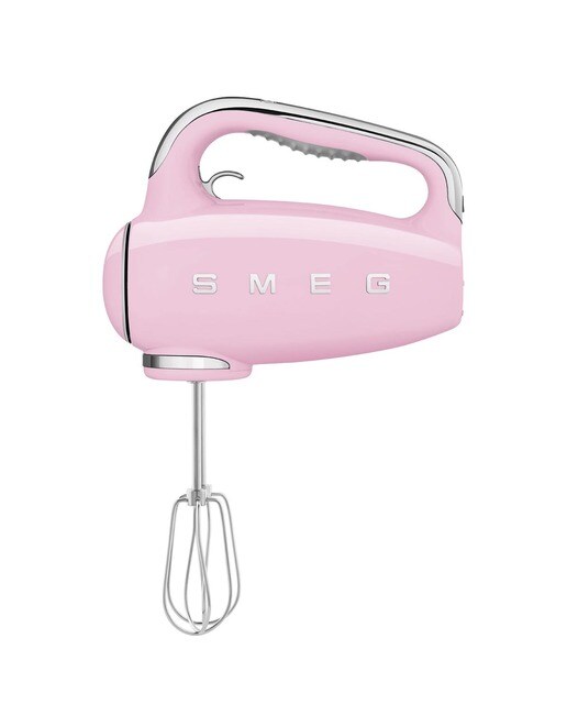Batedeira Smeg Anni 50 de 250 W com 9 Níveis de Velocidade e Função Turbo Rosa-1