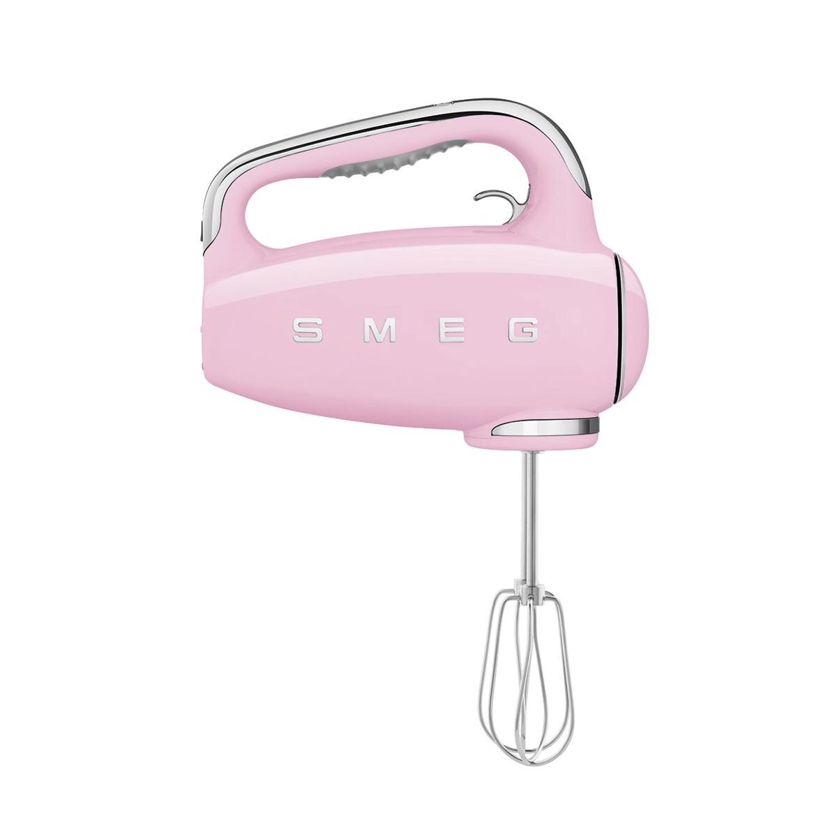 Batedeira Smeg Anni 50 de 250 W com 9 Níveis de Velocidade e Função Turbo Rosa-3