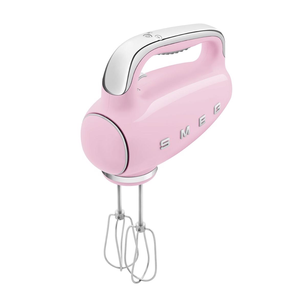 Batedeira Smeg Anni 50 de 250 W com 9 Níveis de Velocidade e Função Turbo Rosa-7