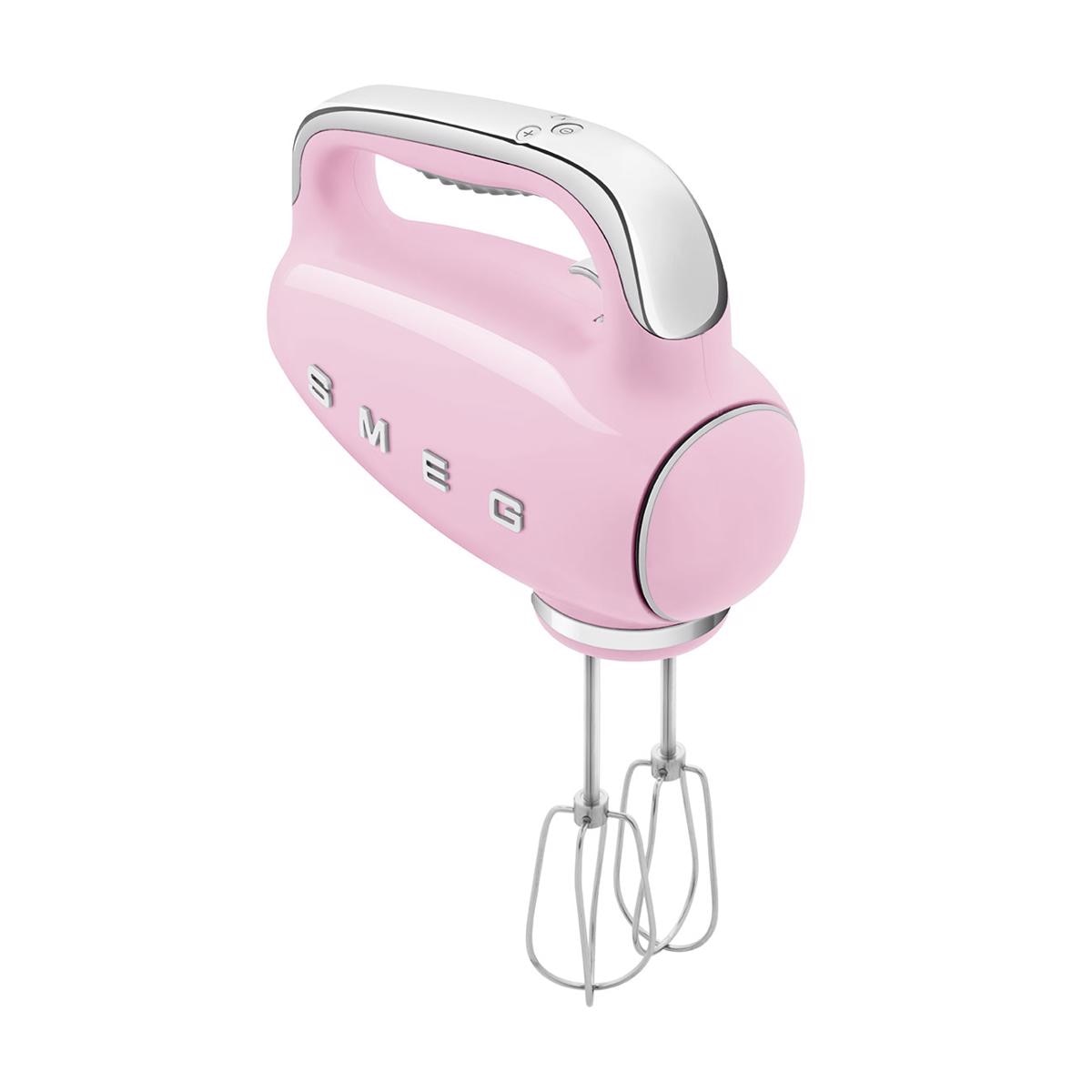 Batedeira Smeg Anni 50 de 250 W com 9 Níveis de Velocidade e Função Turbo Rosa-8