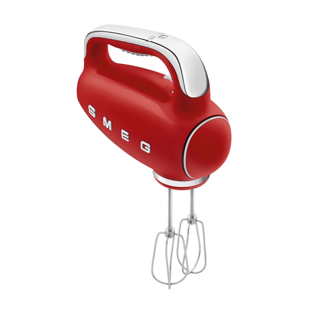 Batedeira Smeg Anni 50 de 250 W com 9 Níveis de Velocidade e Função Turbo Vermelho-8