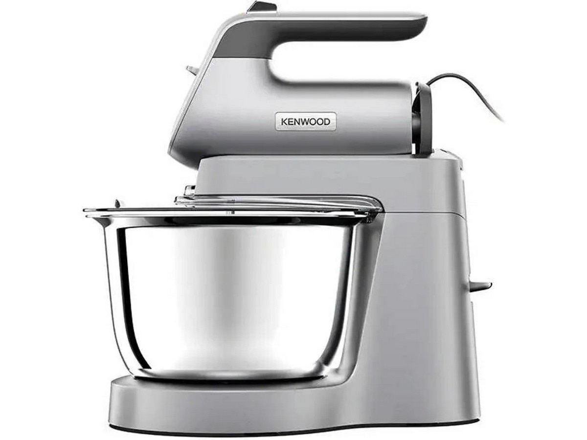 Imagem 0 de Batedeira com Taça Kenwood Chefette HMP54.000SI, 650W, Capacidade de 3,5L e 3 Acessórios - Prateado com Detalhes Cromados