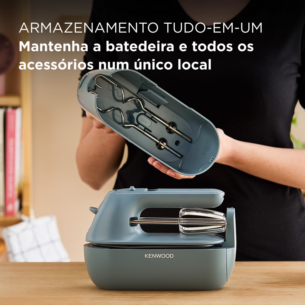 Batedeira Kenwood Quick Mix Go HMP40.000GY de 350 W com Acessórios - Azul Tempestade Azul Tempestade-3