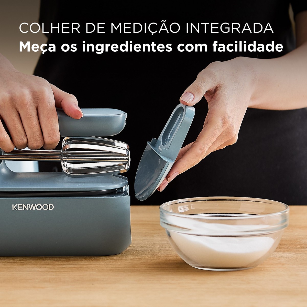 Batedeira Kenwood Quick Mix Go HMP40.000GY de 350 W com Acessórios - Azul Tempestade Azul Tempestade-4