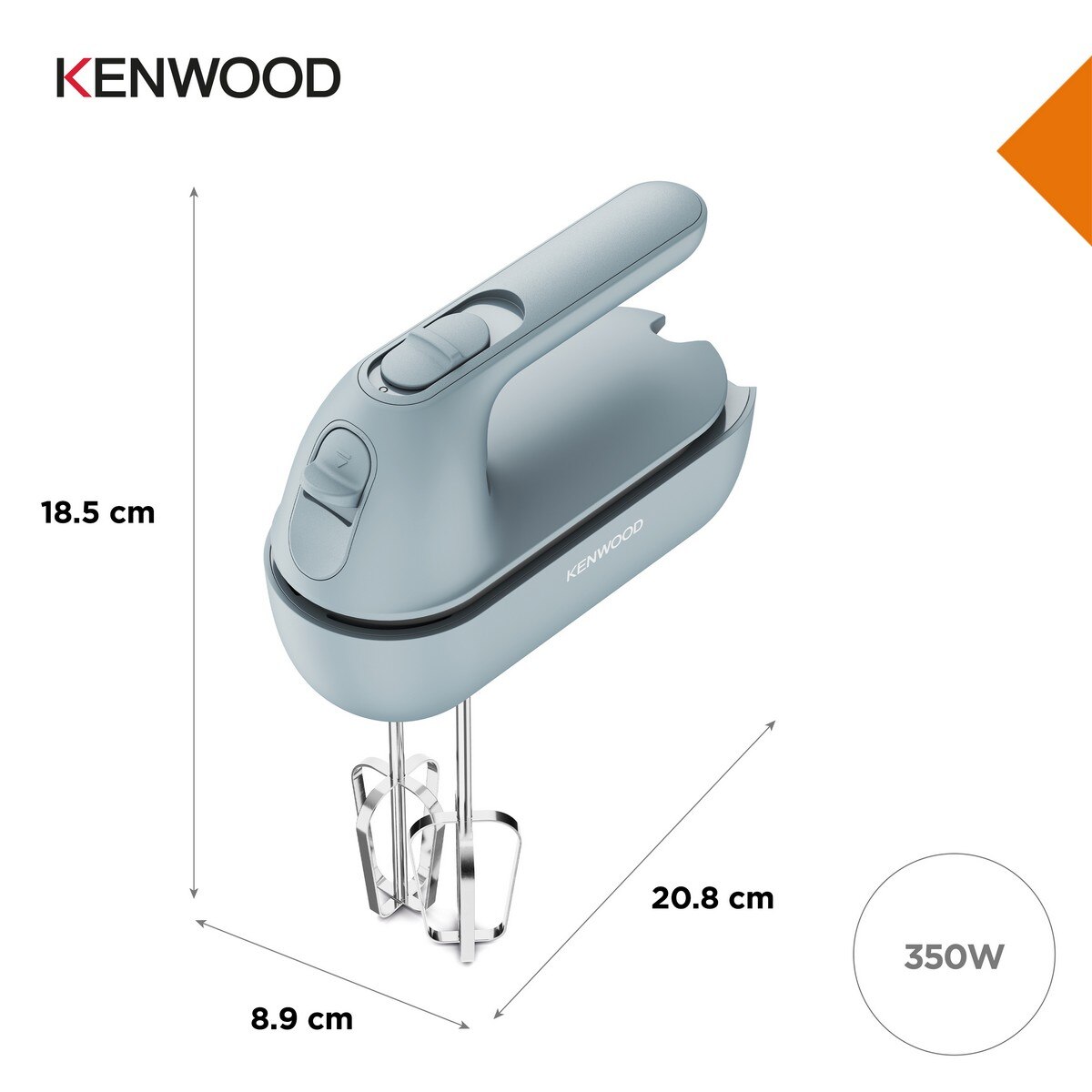 Batedeira Kenwood Quick Mix Go HMP40.000GY de 350 W com Acessórios - Azul Tempestade Azul Tempestade-6