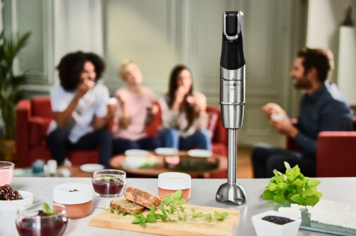 Varinha Mágica Moulinex InfinyForce Pro DD95HD10 de 1200 W com Acessórios - Cinza Cinzento-5