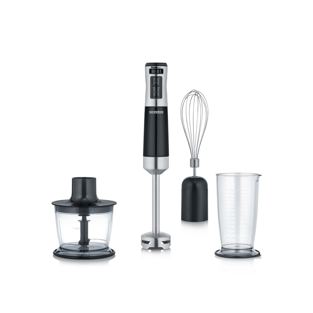 Varinha Mágica Severin SM 3772 de 600 W com Acessórios - Preto Preto-4