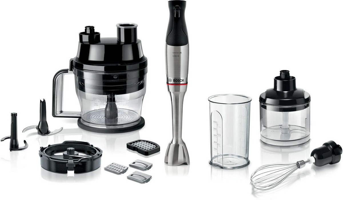 Varinha Mágica Bosch Serie 6 MSM6M8X1 ErgoMaster com Acessórios de 1200 W - Inox Inox-1