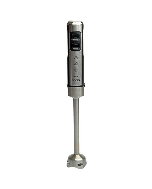 Varinha Mágica Sogo BAT-SS-14475 de 1500 W com Copo Medidor - Preto Inox/Preto-1