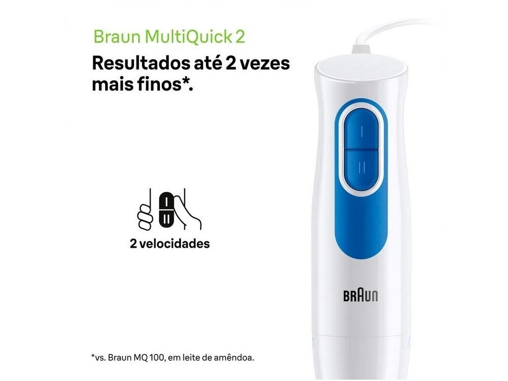 Varinha Mágica Braun MultiQuick 2 MQ20.001MWH de 600 W - Branco Branco-3