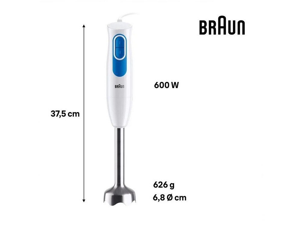 Varinha Mágica Braun MultiQuick 2 MQ20.001MWH de 600 W - Branco Branco-4