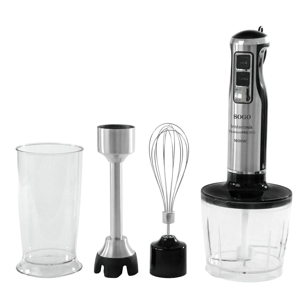 Varinha Mágica Sogo BAT-SS-14495 com Acessórios Inox/Preto-2