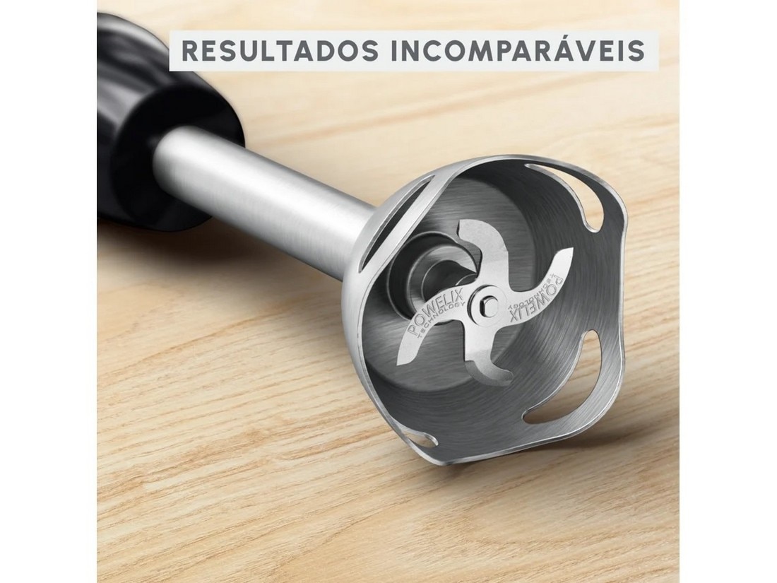 Varinha Mágica Moulinex DD673810 Quickchef + 2 Acessórios de 1000 W - Inox e Preto Inox/Preto-6
