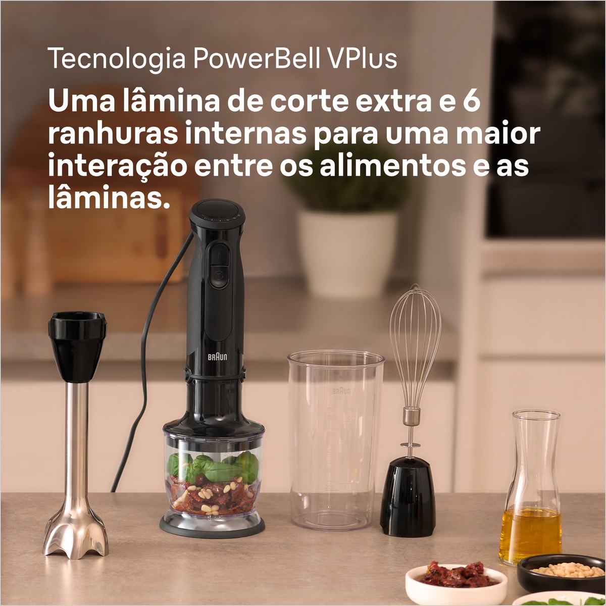 Varinha Mágica Braun MultiQuick 5 MQ50202MBK com 21 Velocidades e de 1000 W - Preto Preto-4