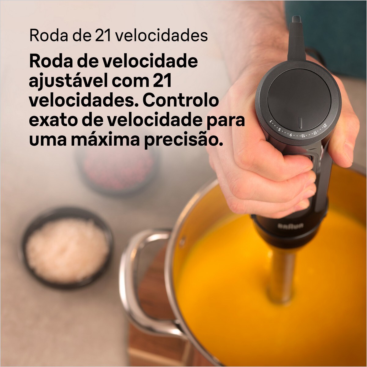 Varinha Mágica Braun MultiQuick 5 MQ50202MBK com 21 Velocidades e de 1000 W - Preto Preto-5