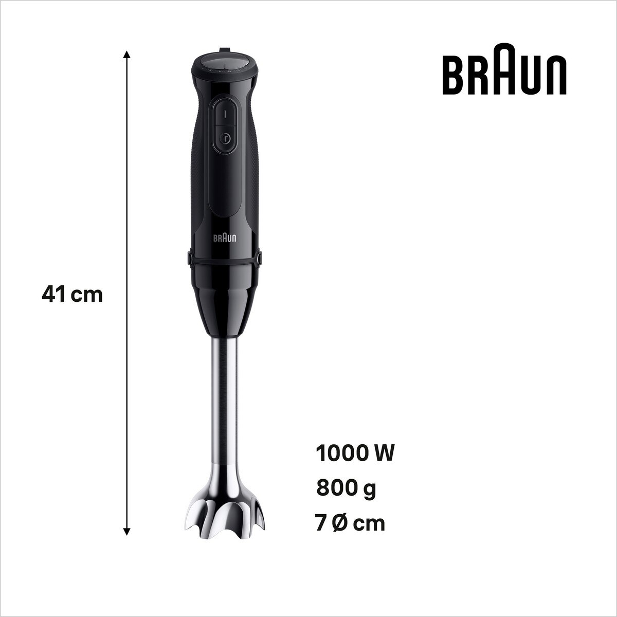 Varinha Mágica Braun MultiQuick 5 MQ50202MBK com 21 Velocidades e de 1000 W - Preto Preto-6
