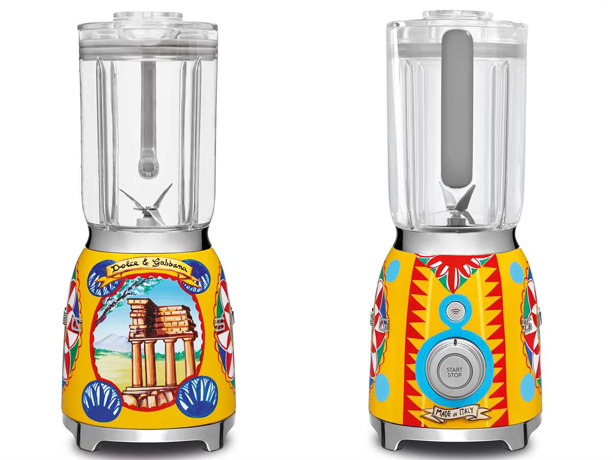 Liquidificador Smeg Anni 50 Dolce&Gabbana BLF01DGEU Sicily Is My Love de 800 W e Capacidade 1,5 Litros - Multicor Multicolor-2