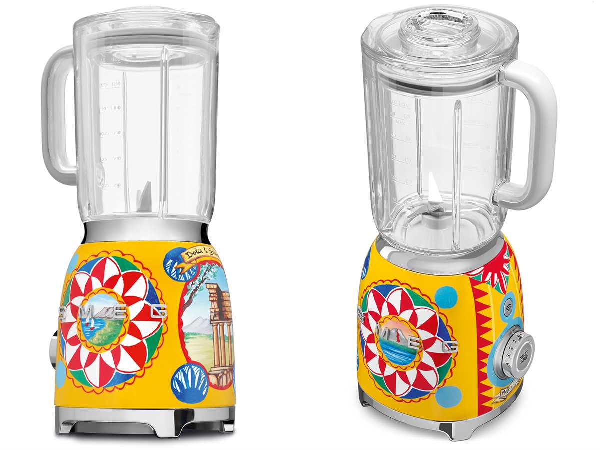 Liquidificador Smeg Anni 50 Dolce&Gabbana BLF01DGEU Sicily Is My Love de 800 W e Capacidade 1,5 Litros - Multicor Multicolor-4