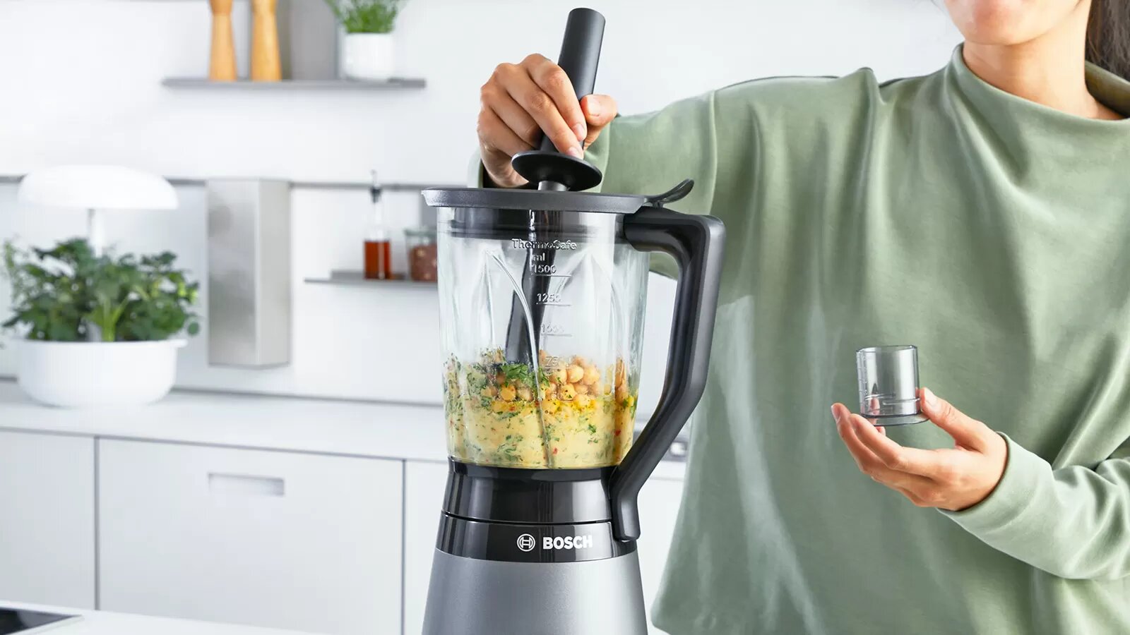 Liquidificador Bosch VitaPower Serie 4 MMB6172S de 1200 W e de 2 Litros - Prateado Prateado-5