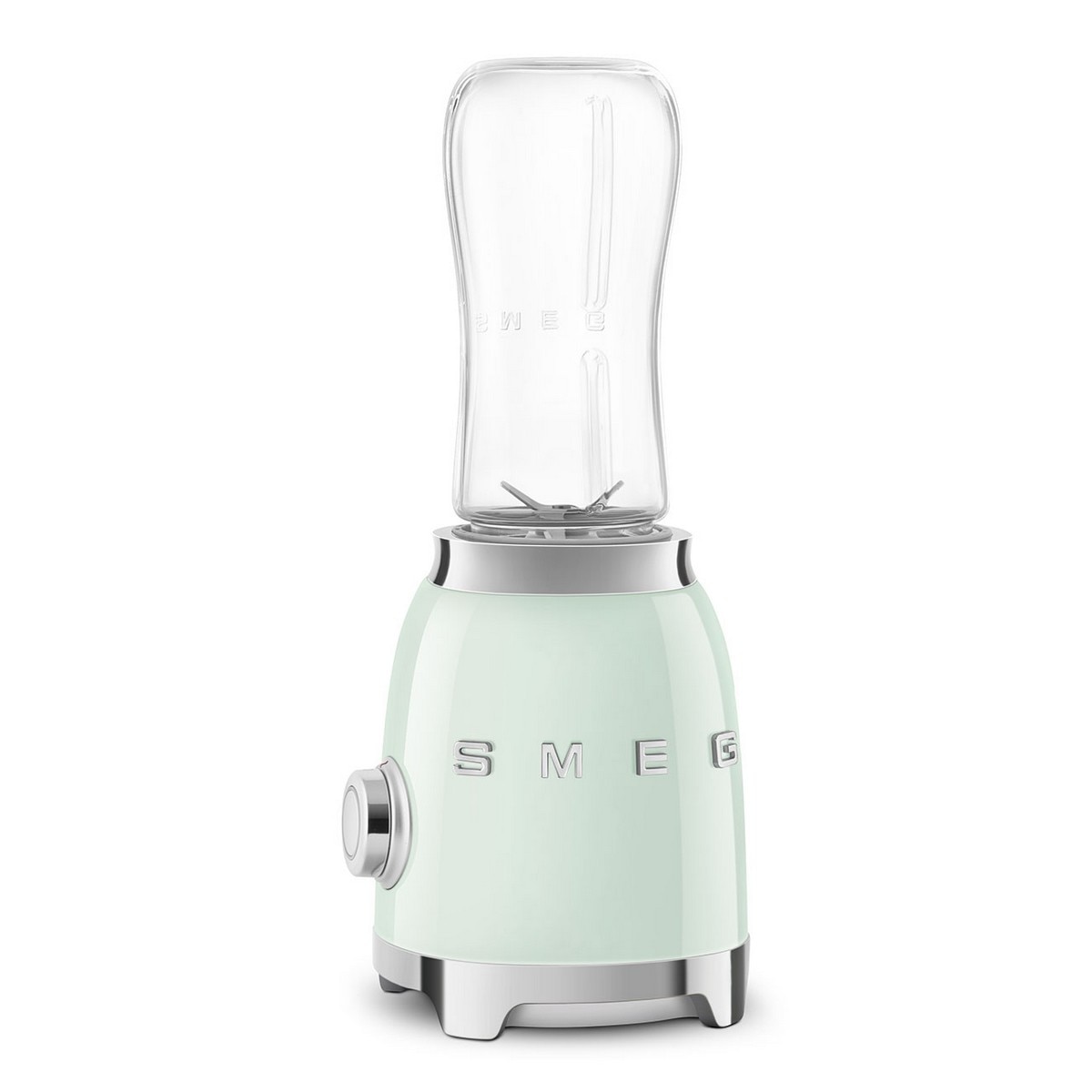 Liquidificador Mini Smeg Anni 50 de 300 W e Capacidade de 0,6 Litros Verde Água-3