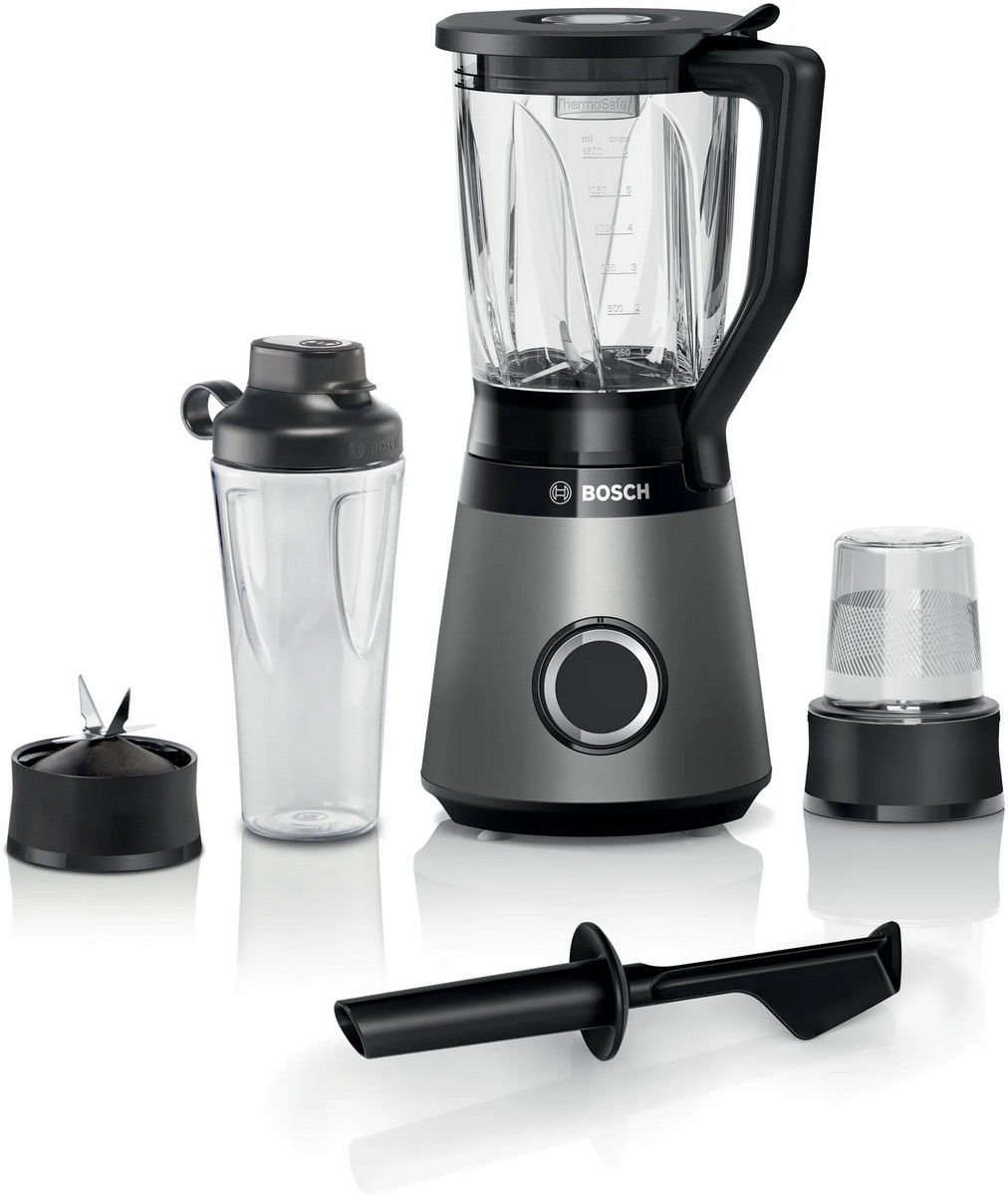 Imagem 0 de Liquidificador Bosch Serie 4 MMB6177S VitaPower de 1200 W e de 1,5 Litros - Prateado