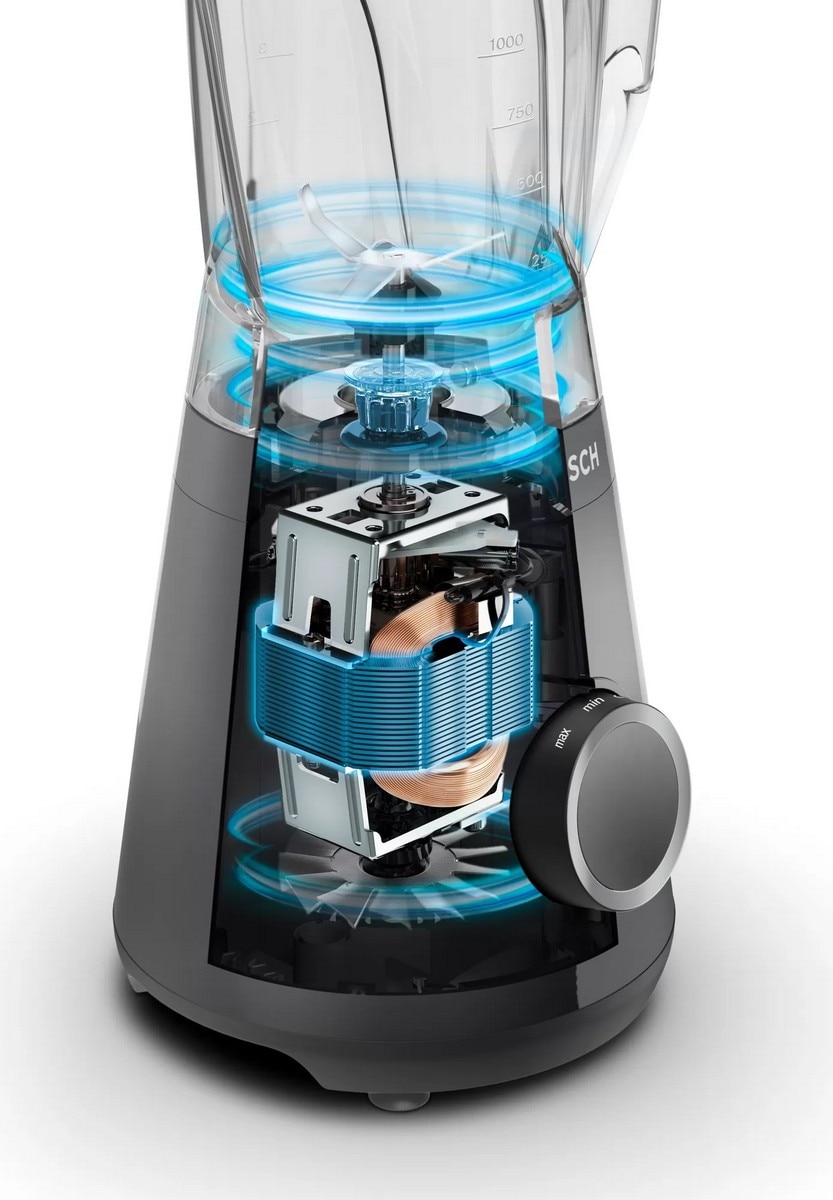 Liquidificador Bosch Serie 4 MMB6141B VitaPower de 1200 W e de 1,5 Litros - Preto Preto-7