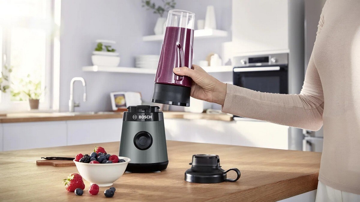 Liquidificador Bosch Serie 2 MMB2111S VitaPower de 450 W e de 600 ml - Prateado Silver-2
