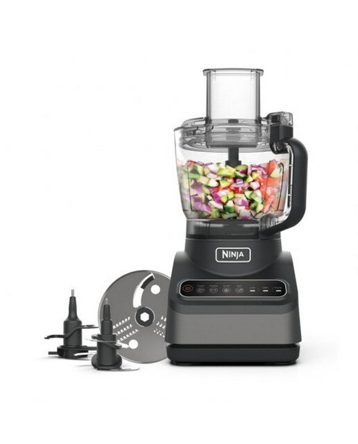 Imagem 0 de Processador de Alimentos Ninja BN650EU com Tecnologia Auto-IQ de 850 W e de 2,1 Litros - Preto e Prateado