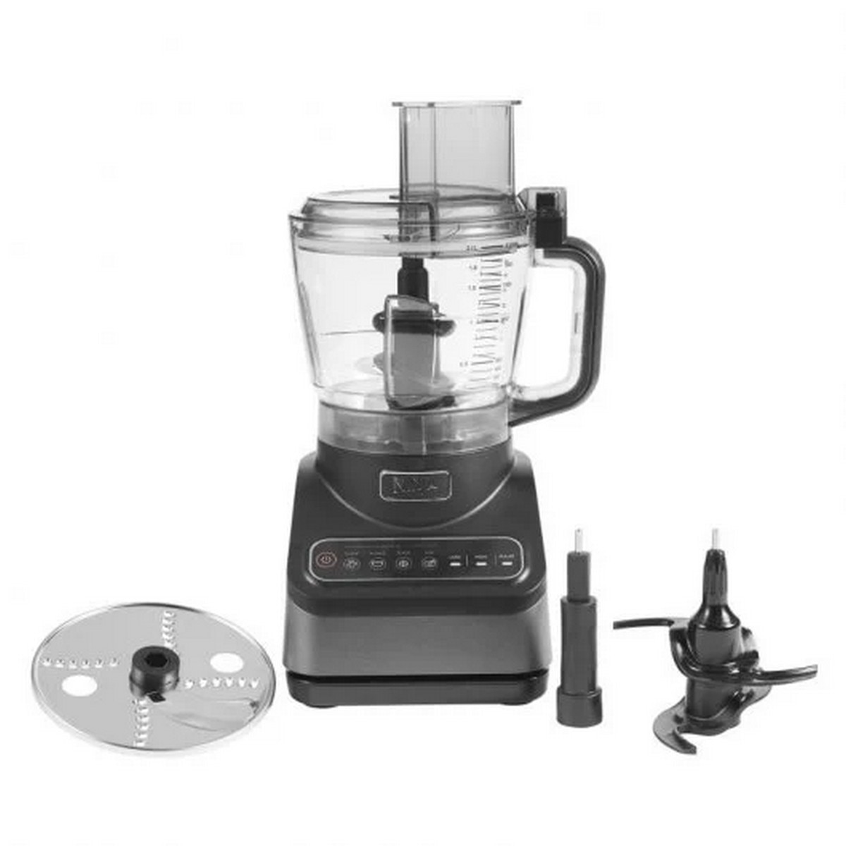 Processador de Alimentos Ninja BN650EU com Tecnologia Auto-IQ de 850 W e de 2,1 Litros - Preto e Prateado Preto / Prateado-2