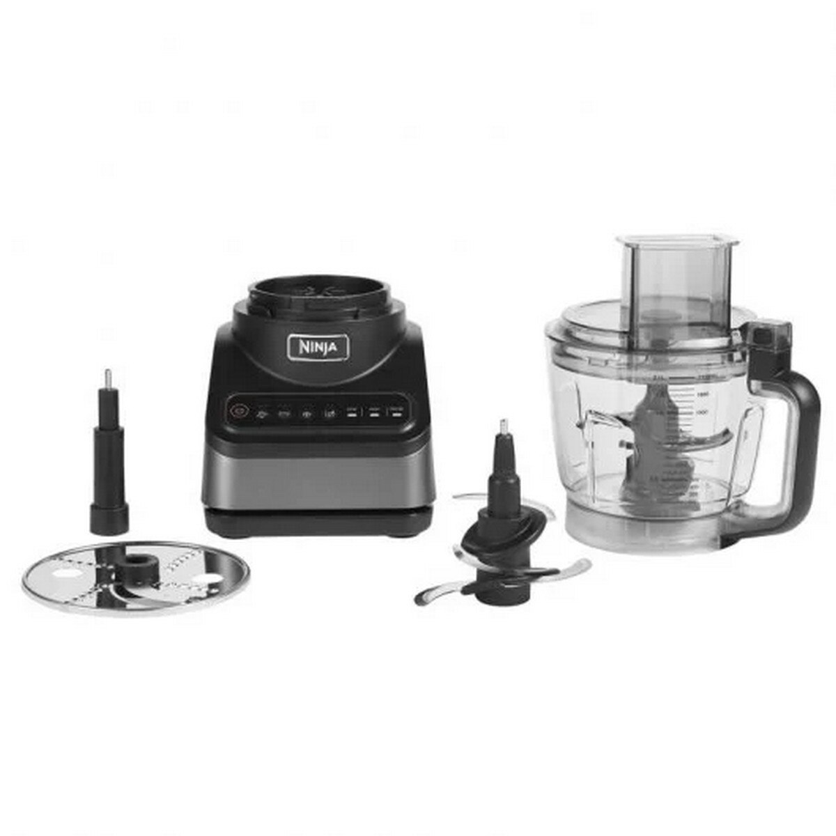 Processador de Alimentos Ninja BN650EU com Tecnologia Auto-IQ de 850 W e de 2,1 Litros - Preto e Prateado Preto / Prateado-3