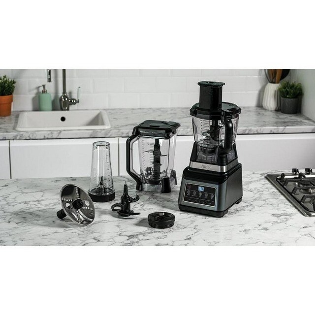Processador de Alimentos Ninja BN800EU 3 em 1 de 1200 W - Preto e Prateado Preto / Prateado-4