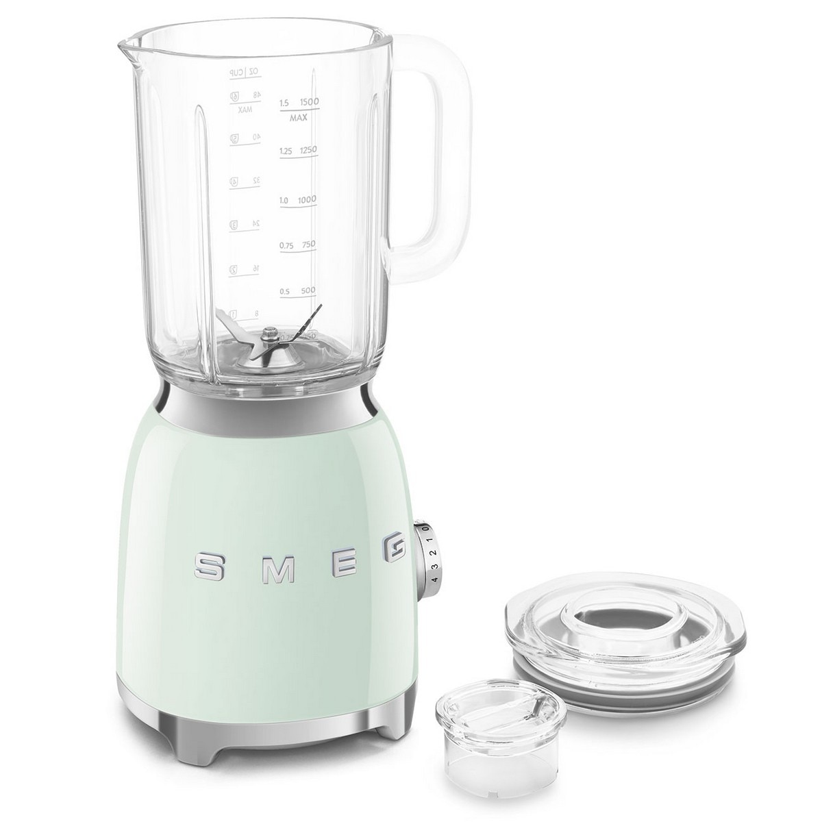 Liquidificador Smeg Anni 50 de 800 W e de 1,5 Litros Verde Água-3