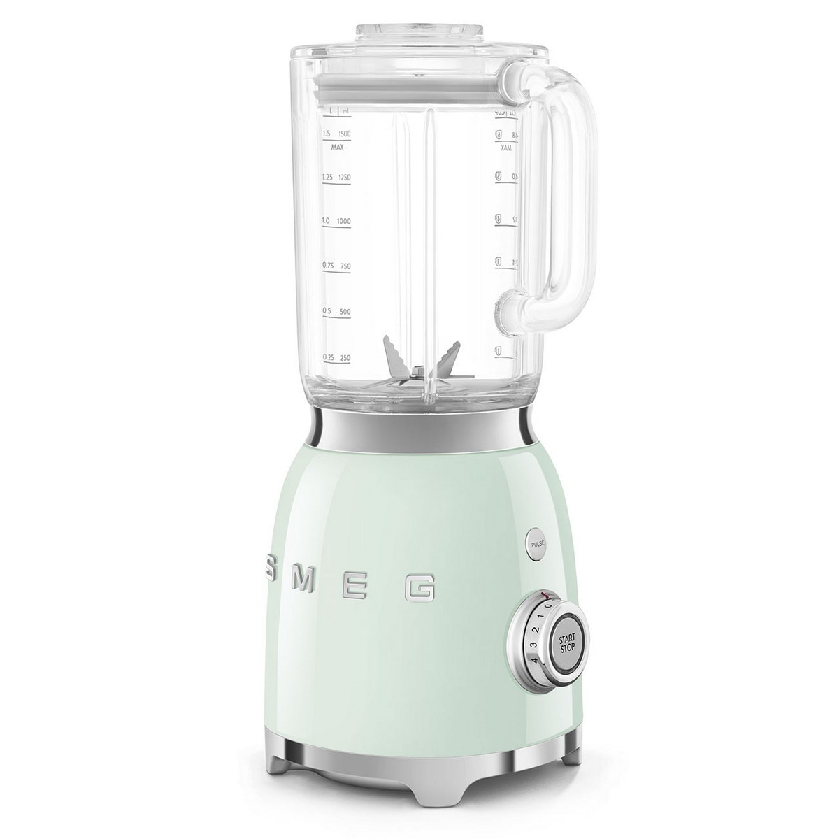 Liquidificador Smeg Anni 50 de 800 W e de 1,5 Litros Verde Água-4
