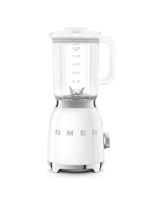 Imagem 0 de Liquidificador Smeg Anni 50 BLF03WHEU de 800 W e de 1,5 Litros - Branco Polido