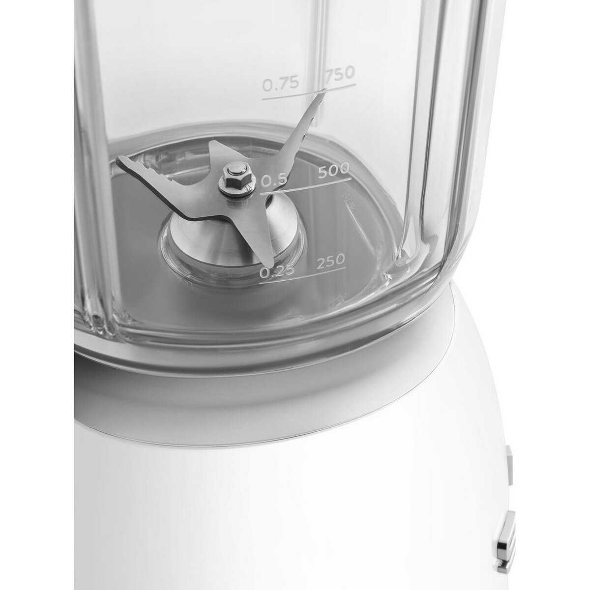 Liquidificador Smeg Anni 50 BLF03WHEU de 800 W e de 1,5 Litros - Branco Polido Branco-5